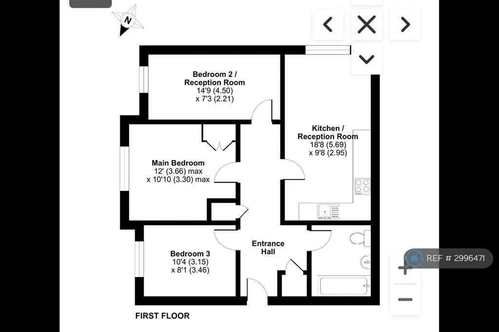 3 bedroom flat for rent