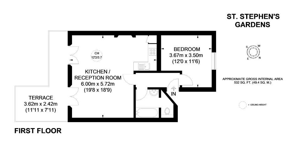 1 bedroom flat for rent