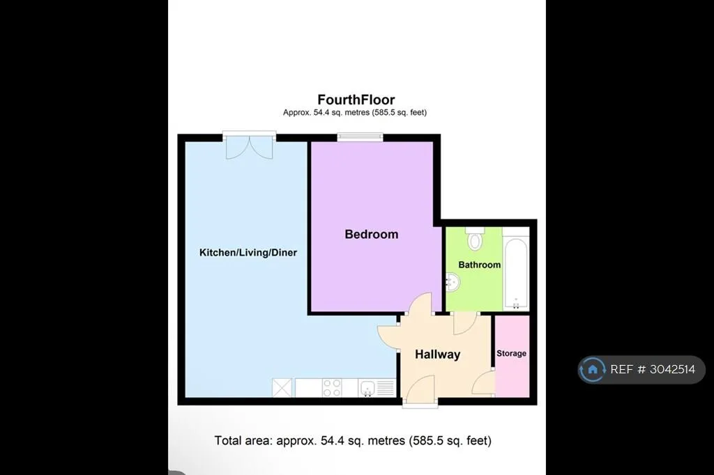 1 bedroom flat for rent