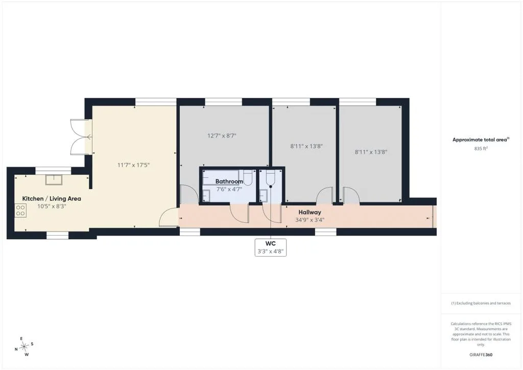 3 bedroom flat for rent