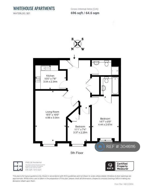 2 bedroom flat for rent