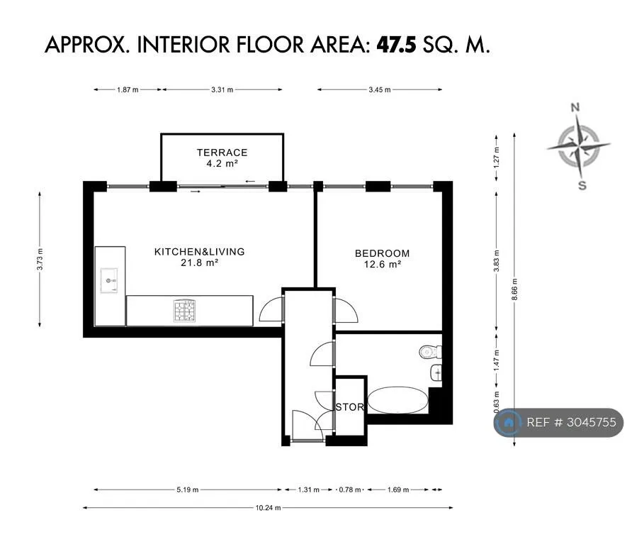 1 bedroom flat for rent