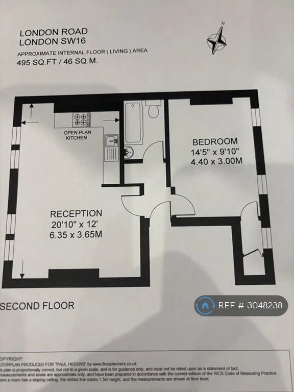 1 bedroom flat for rent