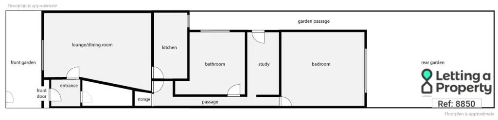 1 bedroom ground floor flat for rent