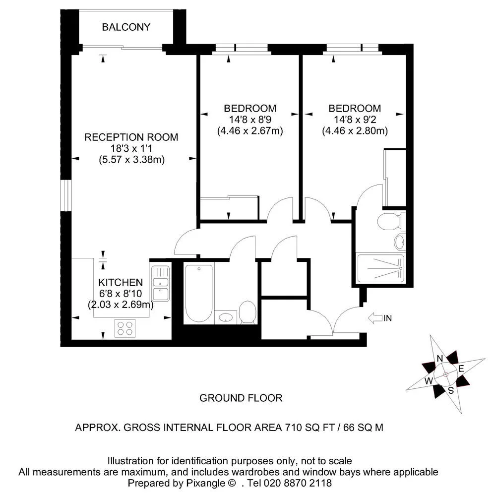 2 bedroom flat for rent