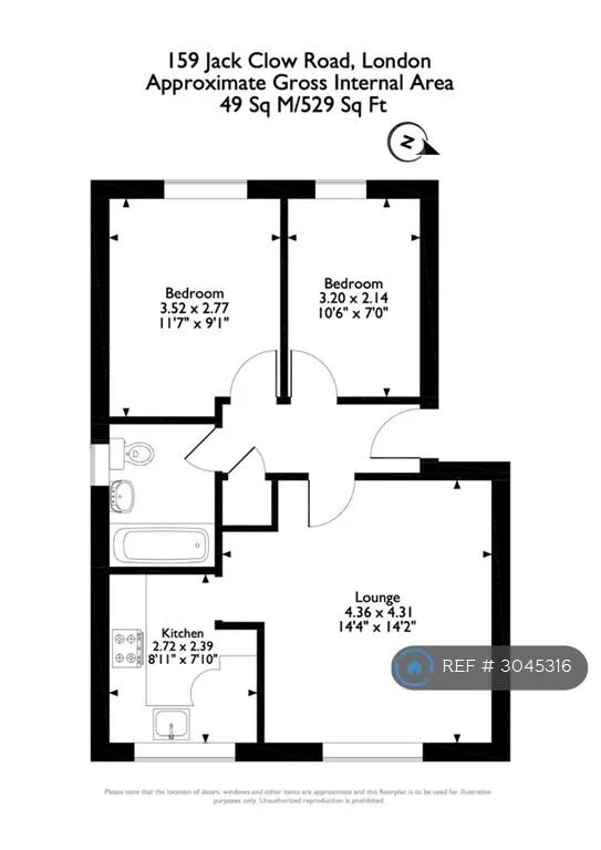 2 bedroom flat for rent