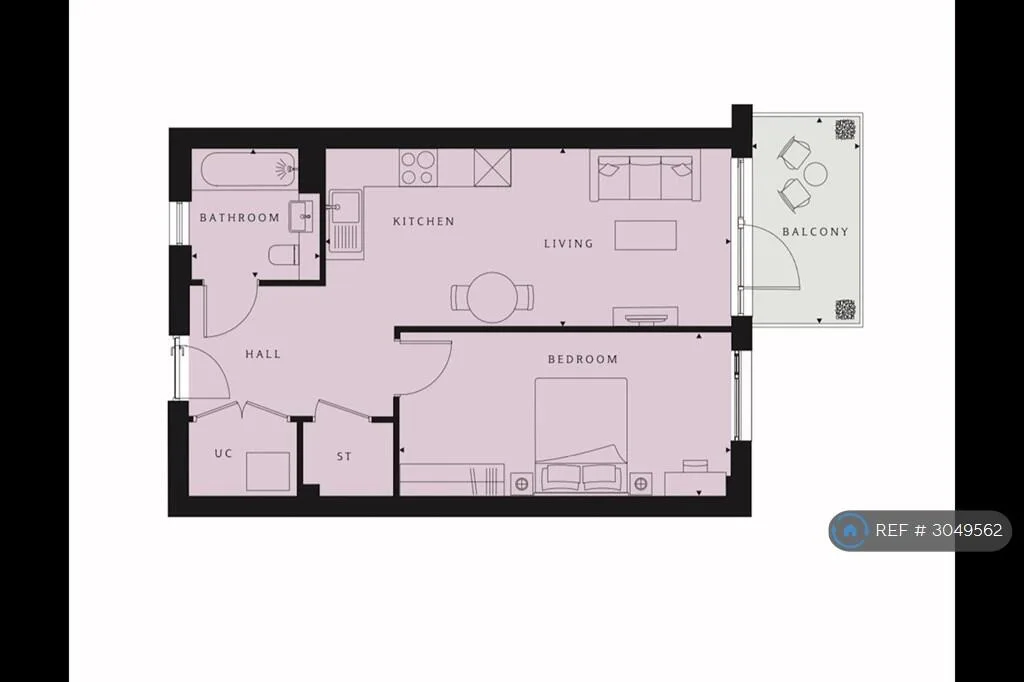 1 bedroom flat for rent