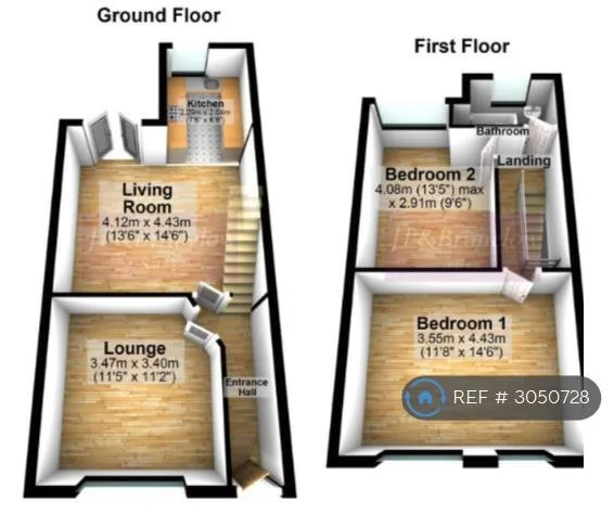 2 bedroom terraced house for rent