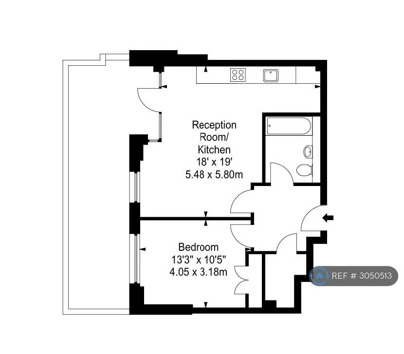 1 bedroom flat for rent