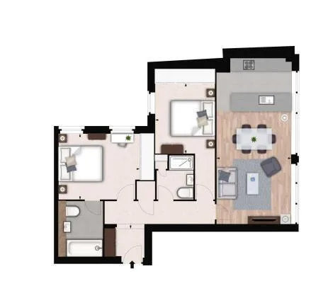 2 bedroom apartment for rent