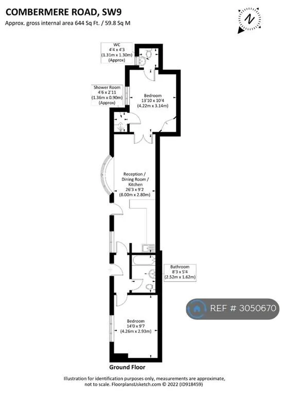 2 bedroom flat for rent