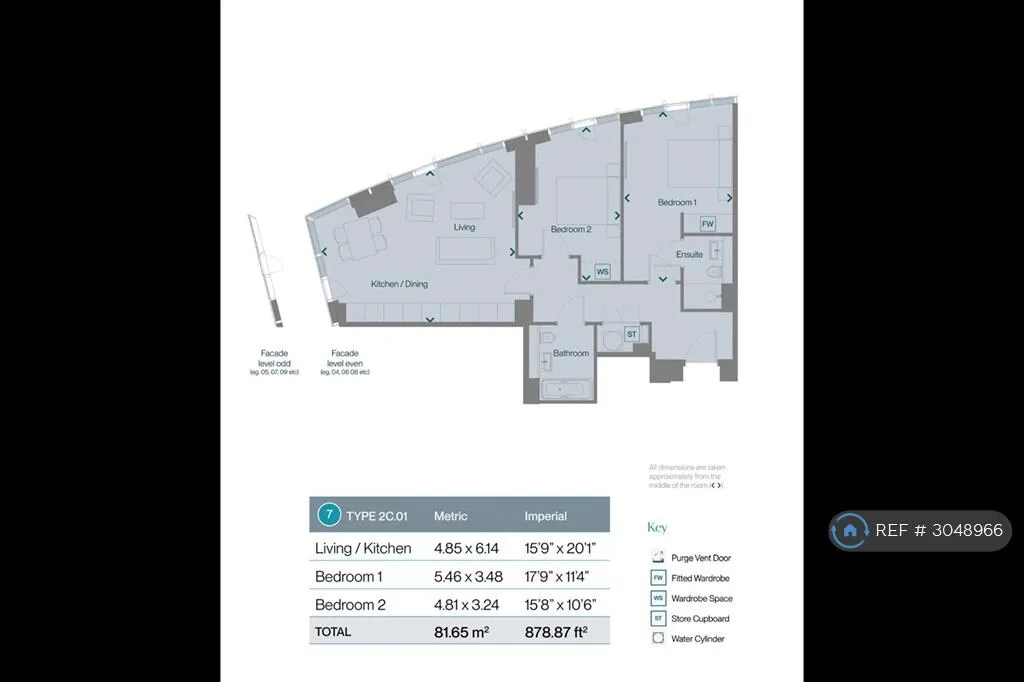 2 bedroom flat for rent