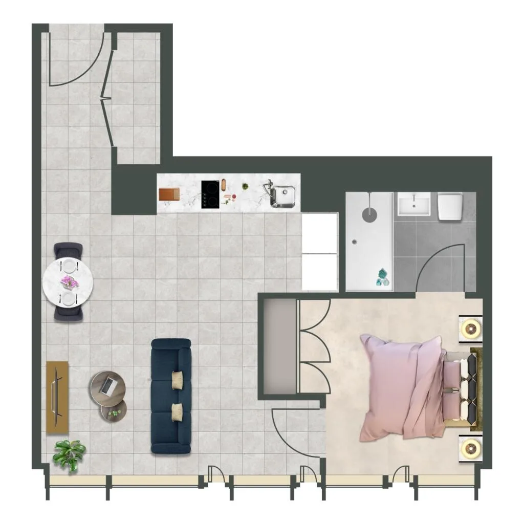 1 bedroom apartment for rent