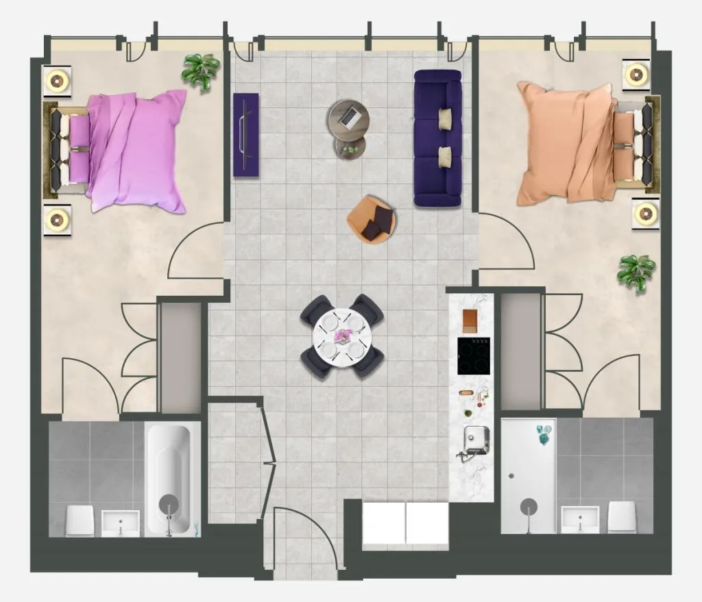 2 bedroom flat for rent