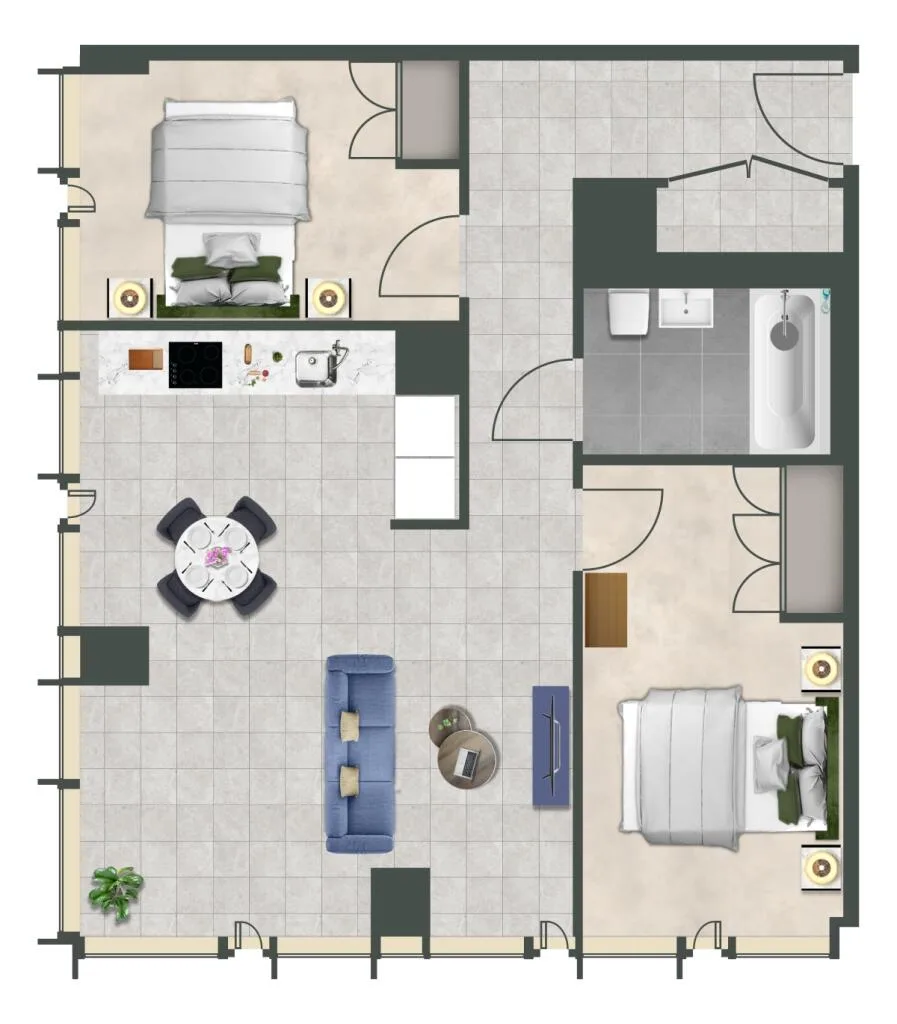 2 bedroom apartment for rent