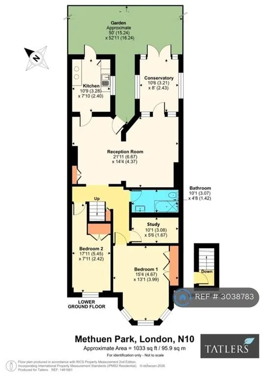 3 bedroom flat for rent
