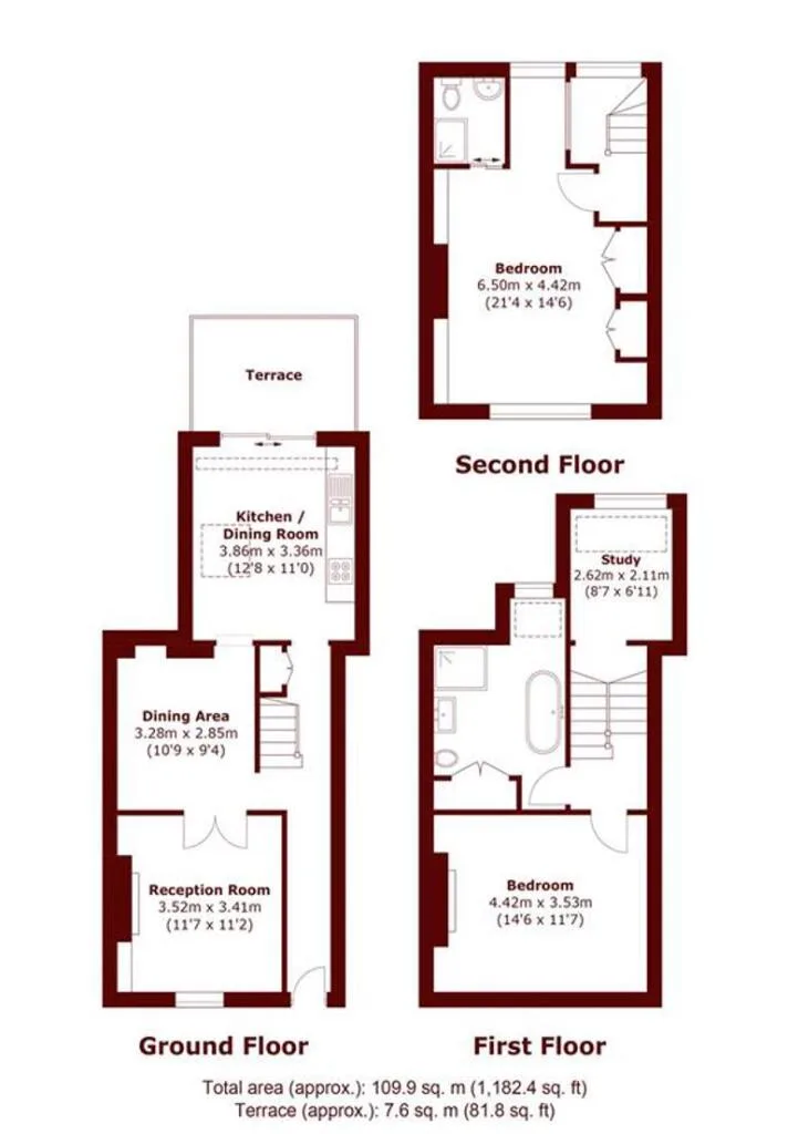 2 bedroom terraced house for rent