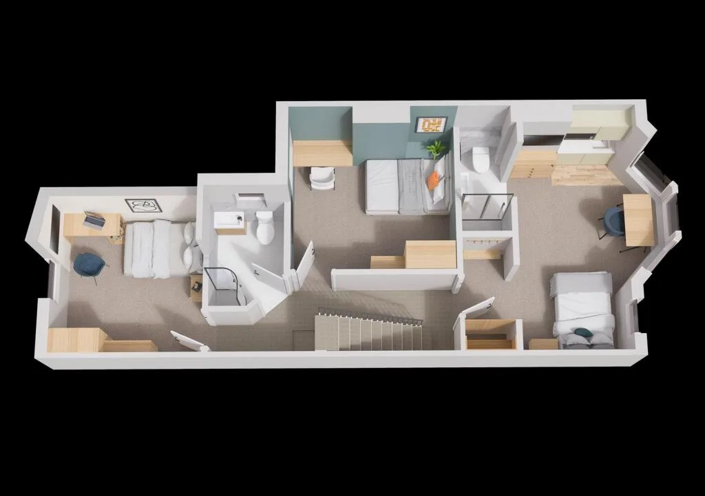 6 bedroom terraced house for rent