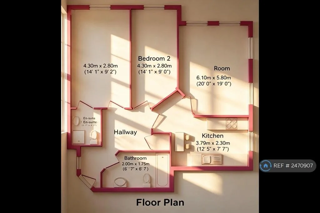 2 bedroom flat for rent