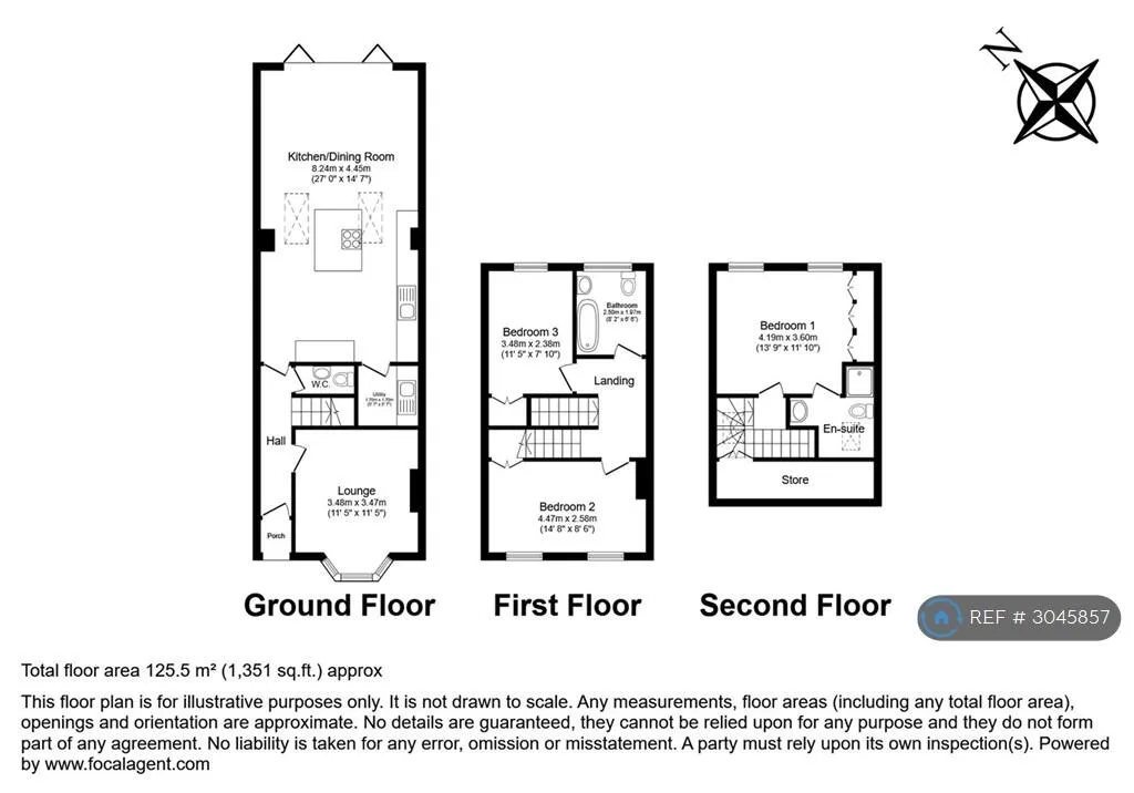 3 bedroom terraced house for rent
