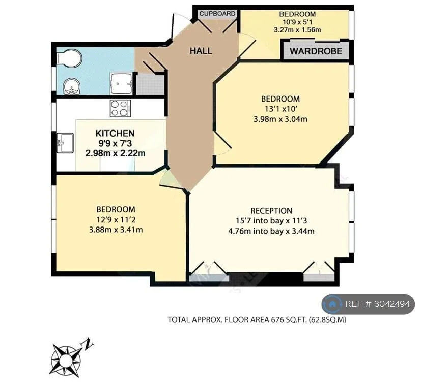 3 bedroom flat for rent