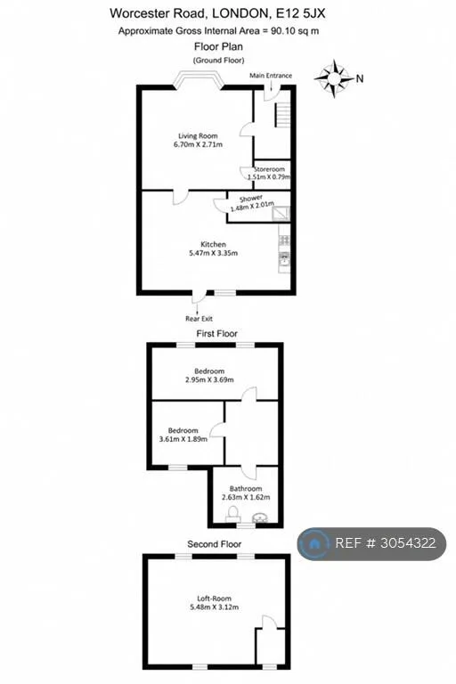 3 bedroom terraced house for rent