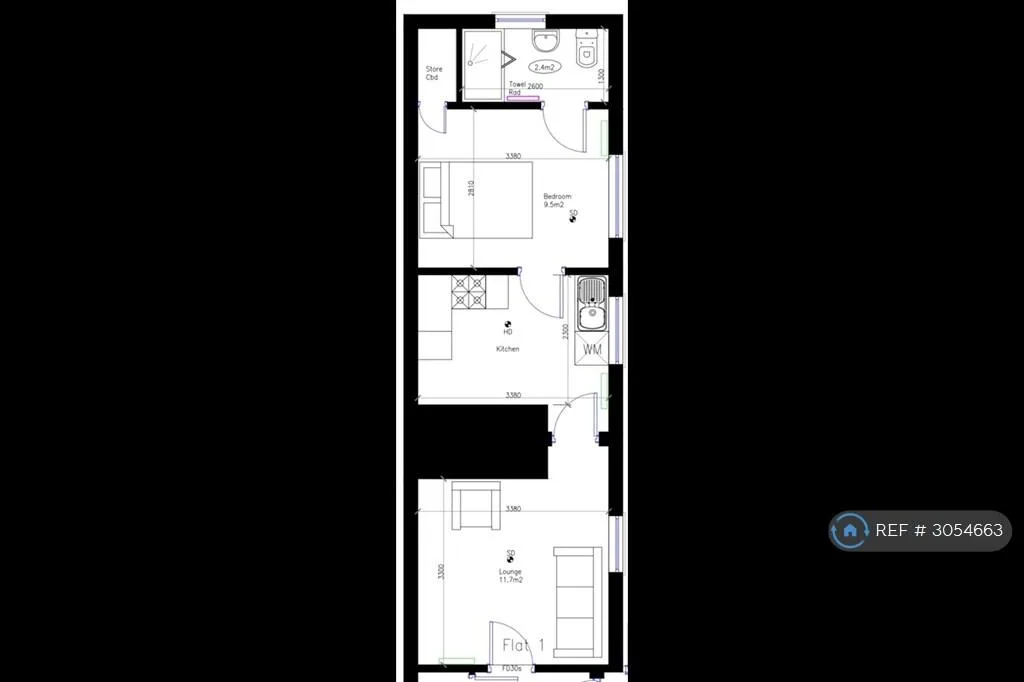 1 bedroom flat for rent