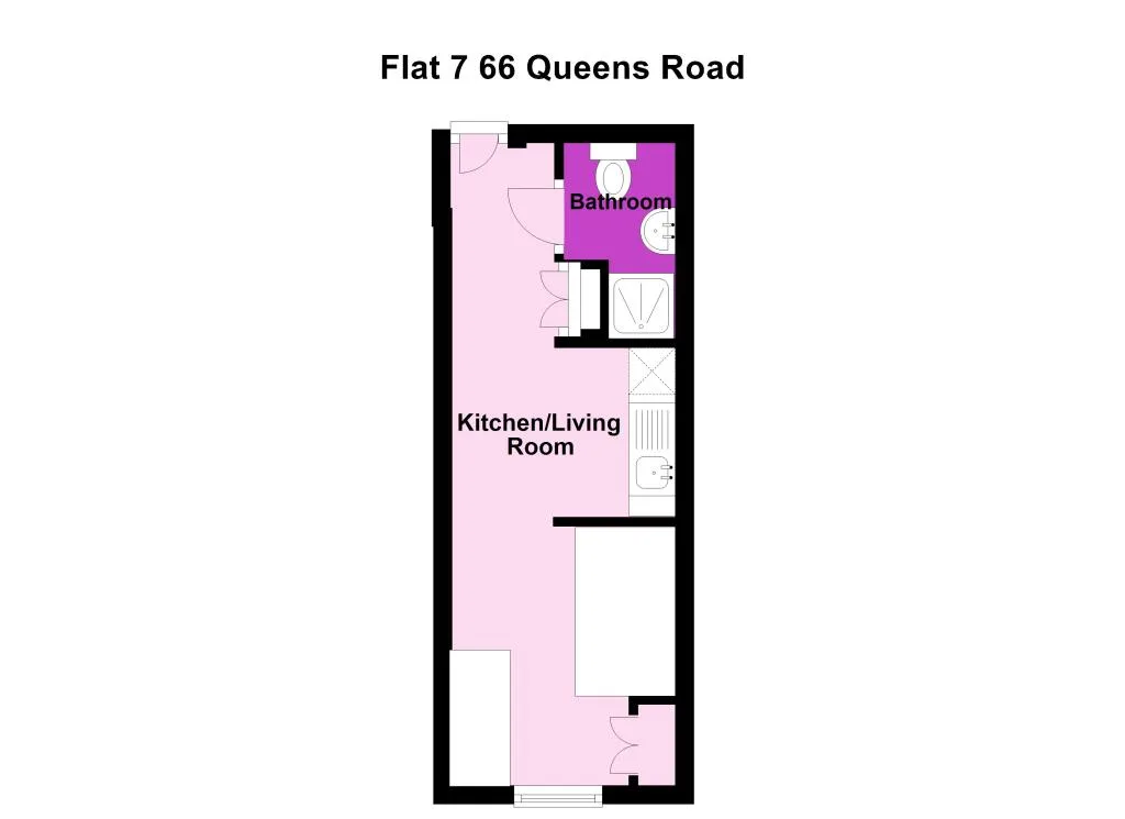 Studio flat for rent