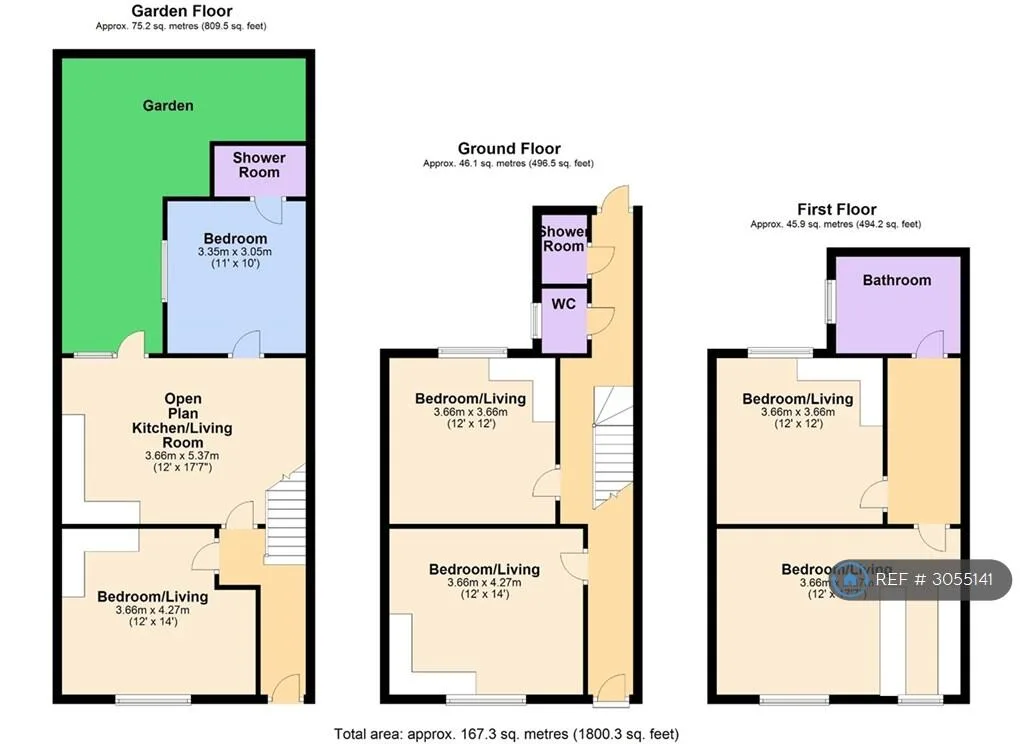 Studio flat for rent