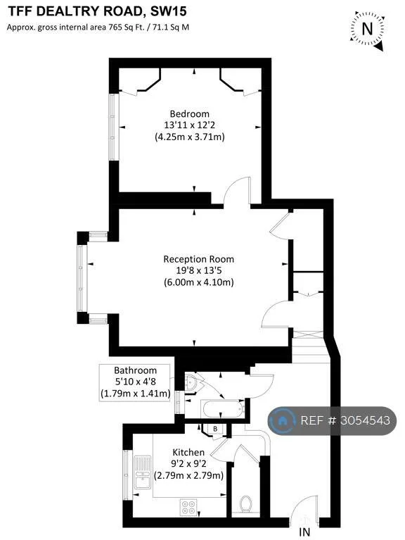 1 bedroom flat for rent