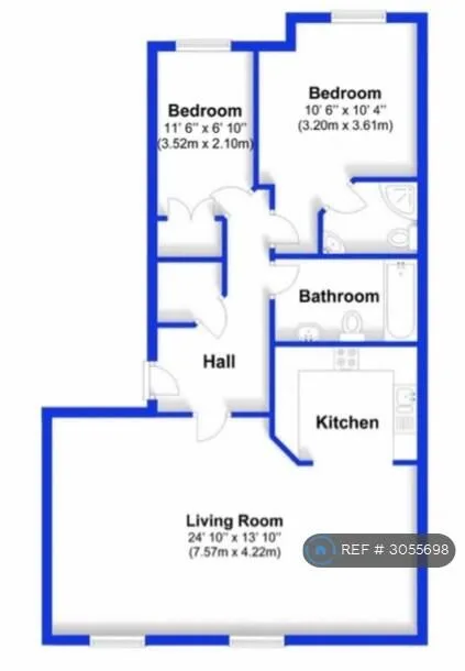 2 bedroom flat for rent