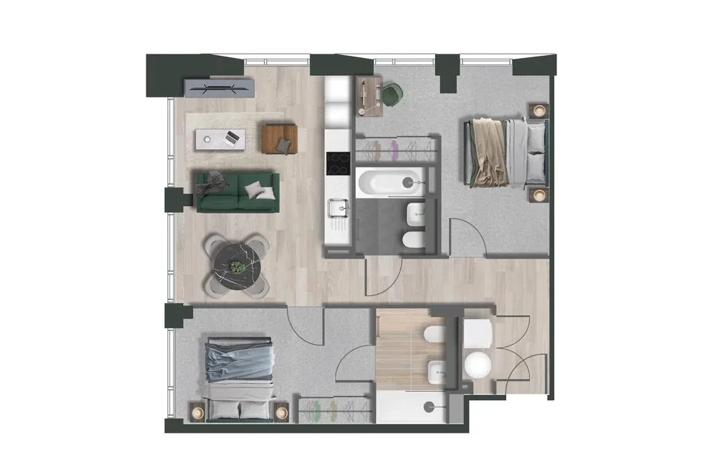 2 bedroom apartment for rent