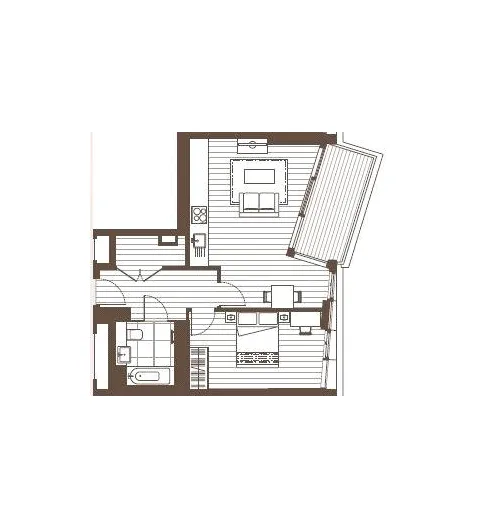 1 bedroom flat for rent