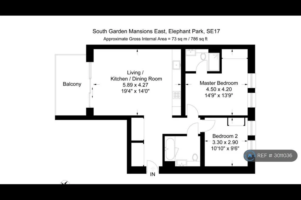 2 bedroom flat for rent