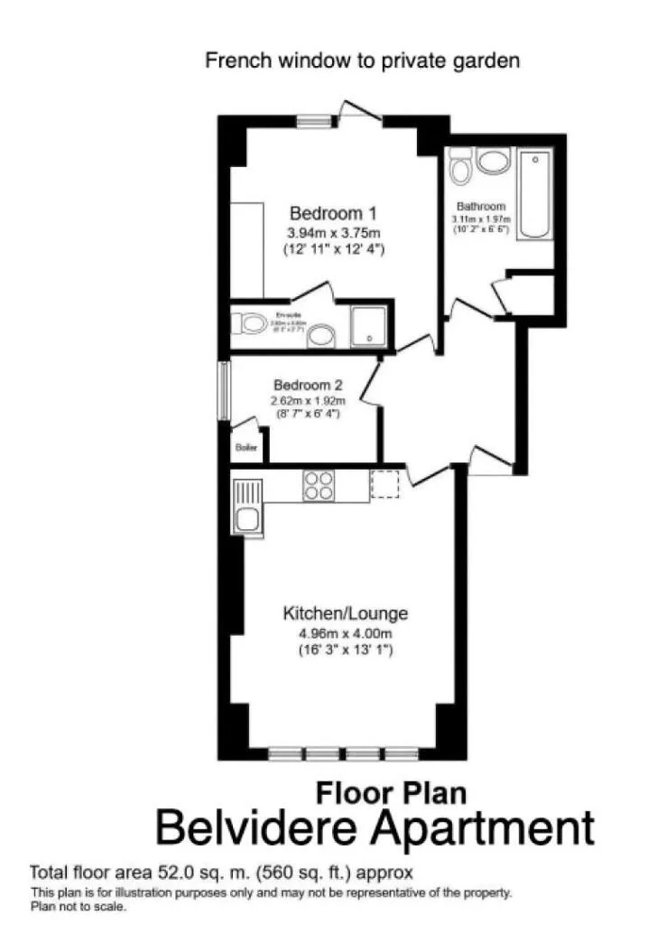 2 bedroom apartment for rent