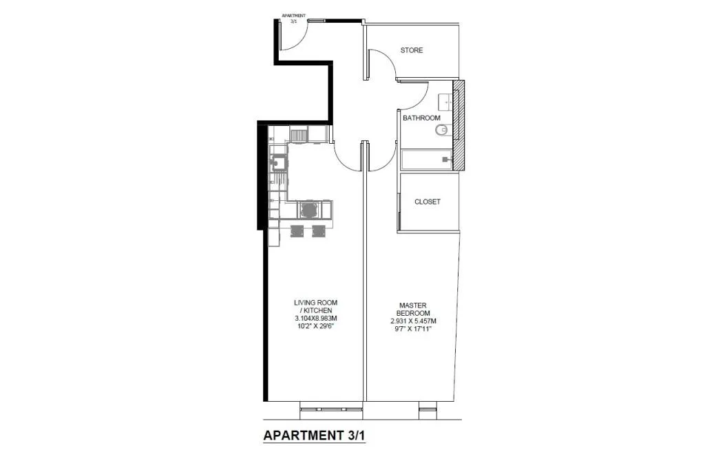 1 bedroom flat for rent