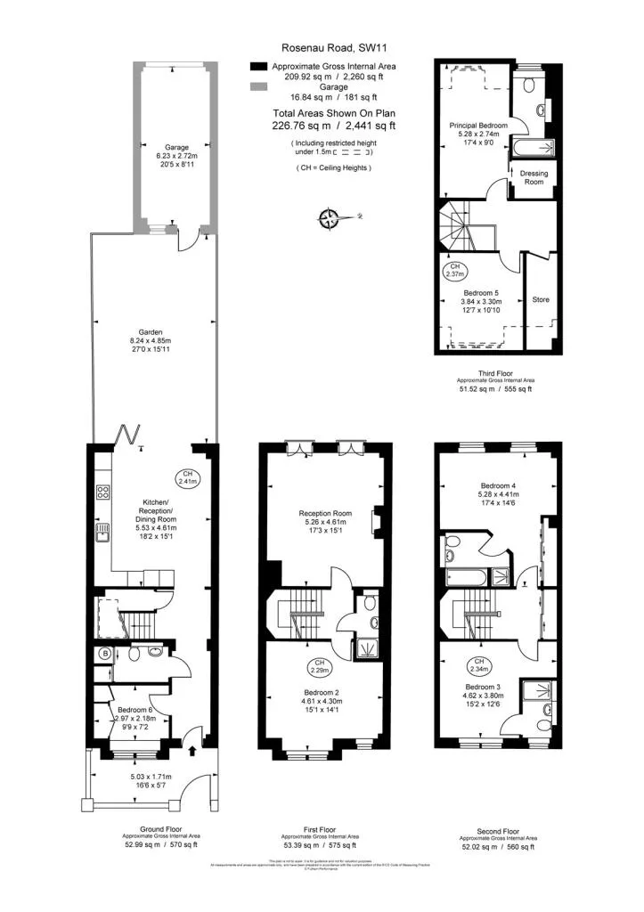 5 bedroom terraced house for rent