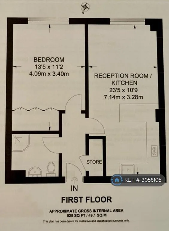 1 bedroom flat for rent