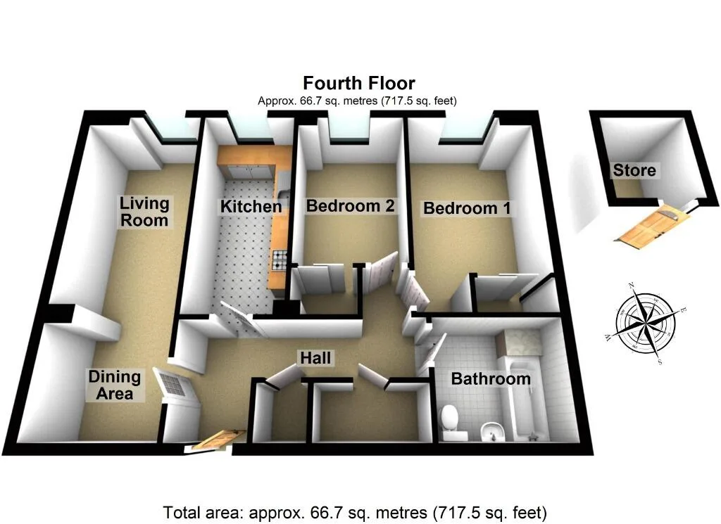 2 bedroom flat for rent