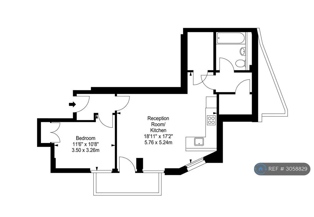 1 bedroom flat for rent