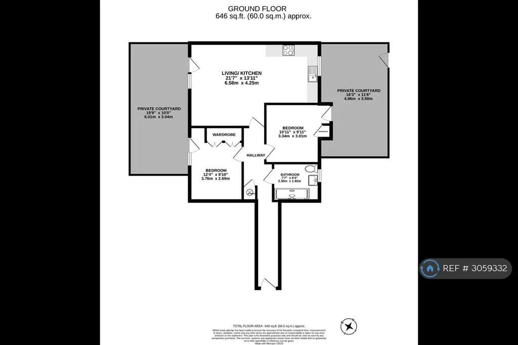 2 bedroom flat for rent