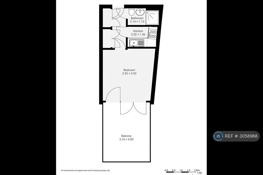 Studio flat for rent