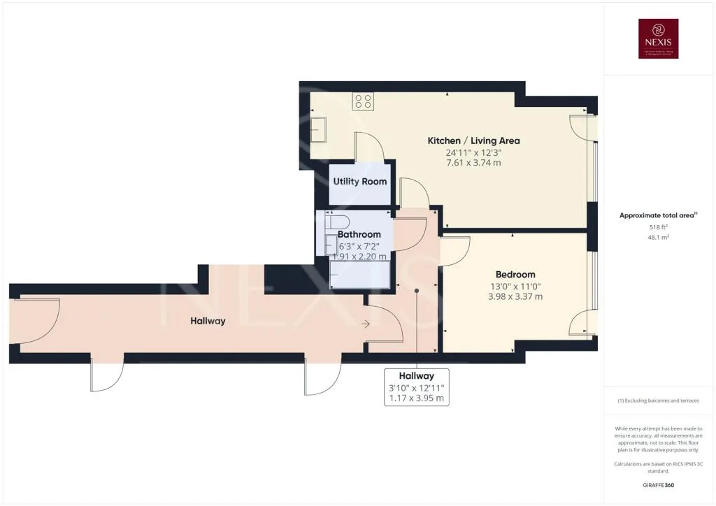 1 bedroom apartment for rent