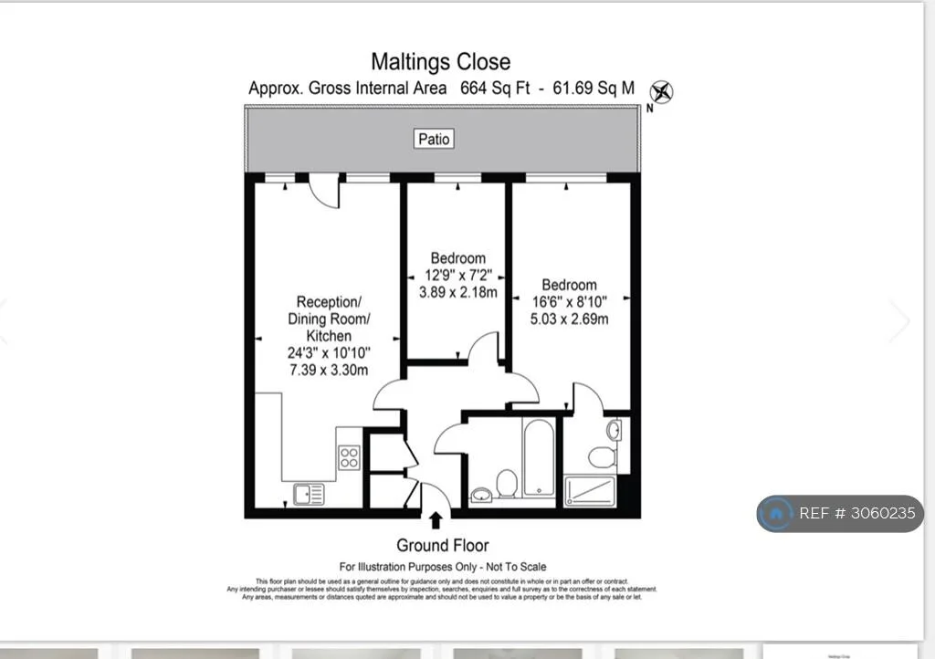 2 bedroom flat for rent