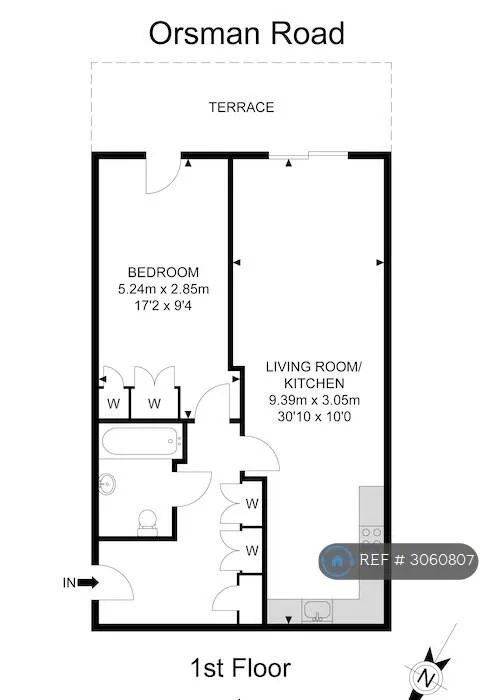 1 bedroom flat for rent