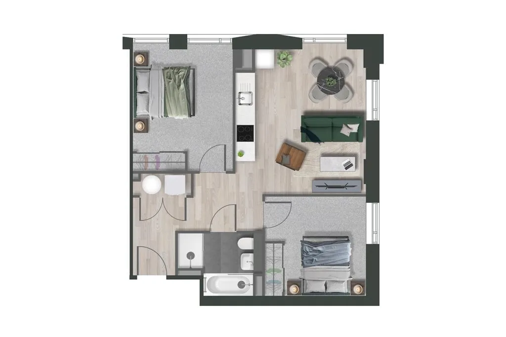 2 bedroom apartment for rent