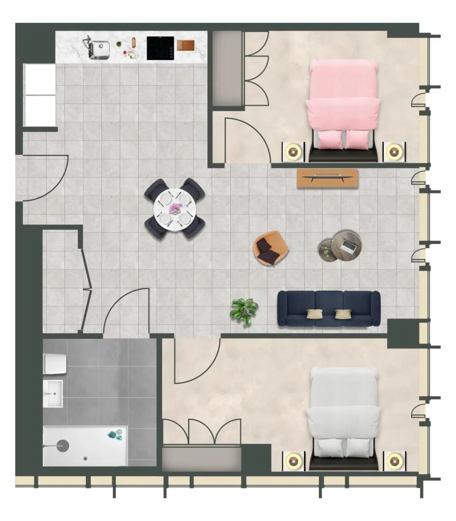 2 bedroom apartment for rent