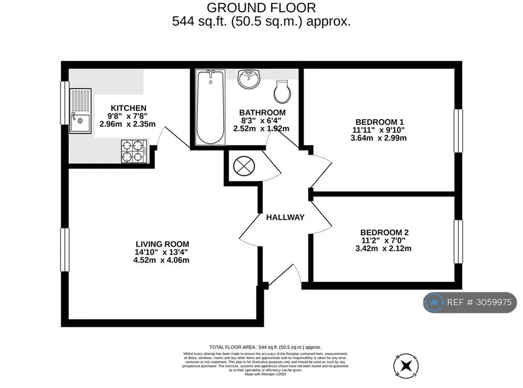 2 bedroom flat for rent