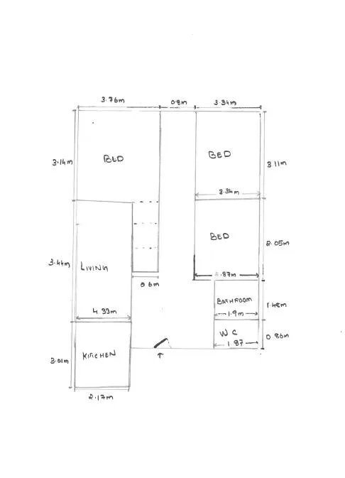 3 bedroom flat for rent