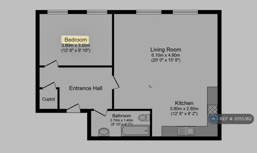 1 bedroom flat for rent
